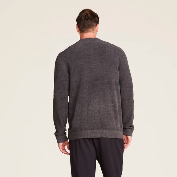 NWT Barefoot Dreams Men’s Bomber in Carbon - Picture 3 of 4